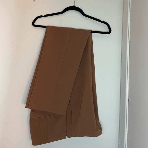 Dynamite, Kendall Side Zip Slim Pants, Size 6, Medium, brown - Picture 1 of 3